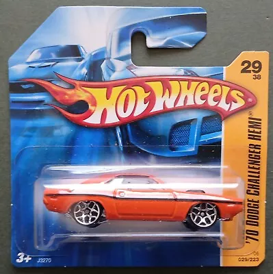 Buy Hot Wheels 2006 '70 Dodge Challenger Hemi, Orange, Short Card . • 3.99£
