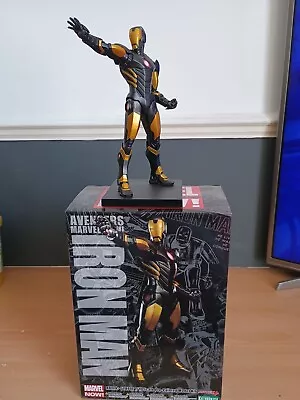 Buy ARTFX+ Marvel Now Ironman 1/10 Scale Black And Gold Model • 45£