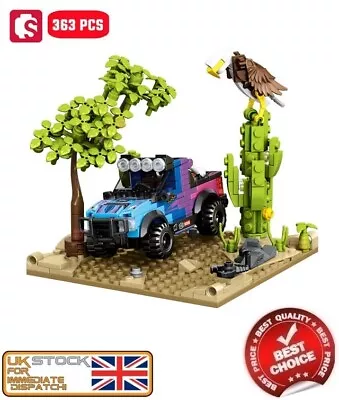 Buy Fits Legos Technic Car Land Rover Dakar Off Road Building Blocks Boy Toy Gift • 16.99£