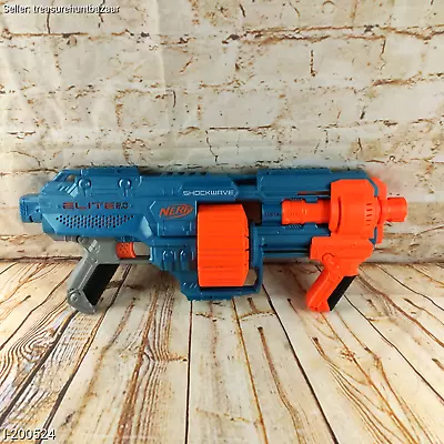 Buy Nerf Elite 2.0 Shockwave Blaster Darts Gun Toy Blue Orange 2020 • 14.95£