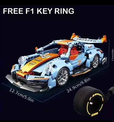 Buy Model Porsche 911 GT3RS Building Blocks Sports Car ✅ F1 KEY RING ✅ 532pcs • 20.99£