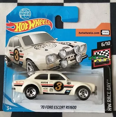 Buy Hot Wheels Gumball 3000 70 Ford Escort RS1600 HW Race Day Short Card 102/250 • 5.95£