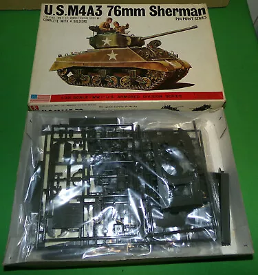 Buy Bandai 1/48 Scale US M4A3 76mm Sherman Model Kit • 25£