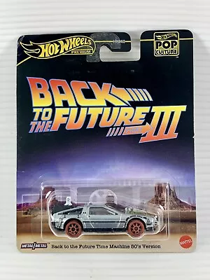 Buy HOT WHEELS Premium Pop Culture Back To The Future Time Machine 50s Version HXD63 • 19.95£