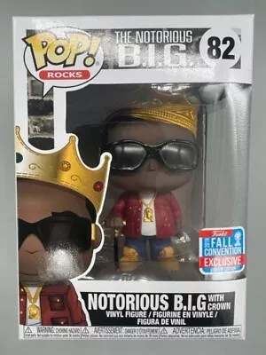 Buy #82 Notorious B.I.G. (with Crown- Red Jacket) Funko POP With POP Protector • 27.99£
