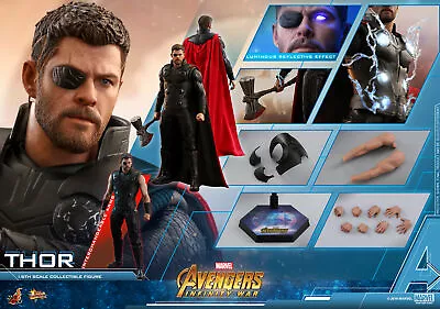 Buy Hot Toys MMS474 Avengers 3: Infinity War, Thor 1/6 Scale Collector's Figure • 278.59£