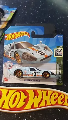 Buy Hot Wheels ~ '67 Ford GT40 Mk.IV, GULF, Short Card.  More NEW FORD HW's Listed!! • 3.99£