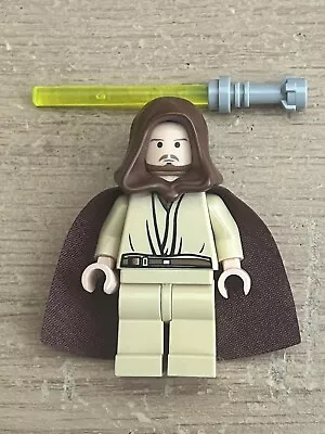 Buy LEGO Star Wars Minifigure : SW0172a Qui-Gon Jinn - Light Nougat Head • 17.60£