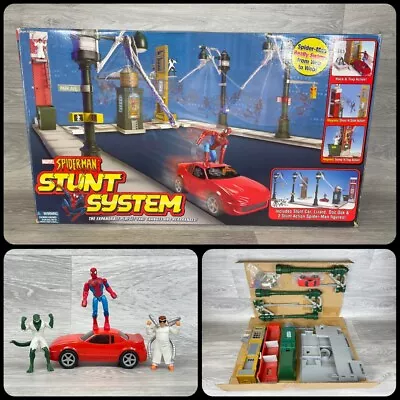 Buy ToyBiz Spiderman Stunt System Street Playset 2004, Dok Ock, Lizard Man • 79.99£