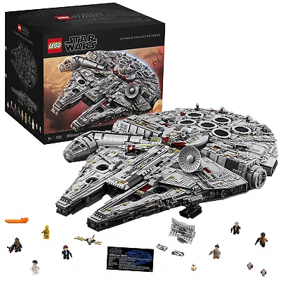 Buy LEGO Star Wars Millennium Falcon 75192 Sortiert, 100% Komplett, Vitrinen-Modell • 504.99£