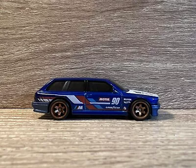 Buy Hot Wheels Bmw M3 Wagon Blue Custom Real Rider Rubber Tyres • 10£