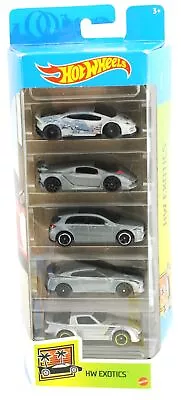 Buy Hot Wheels HW EXOTICS - ALL GREY 5 Pack Set - GTN33 • 9.99£