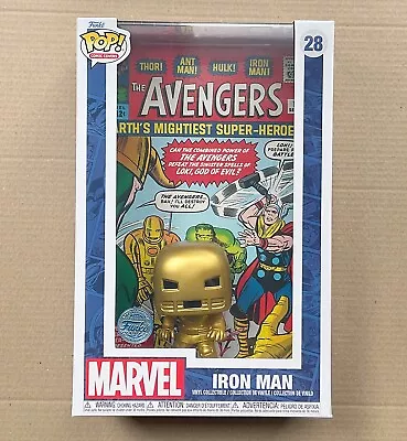 Buy Funko Pop Comic Covers Iron Man #28 • 49.99£