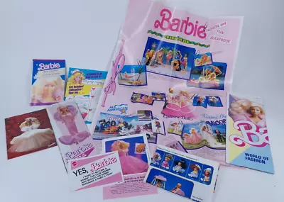 Buy Vintage 1980s 1990s Barbie Bundle Lot Of Booklet Booklets Pretty Perfume • 24.79£