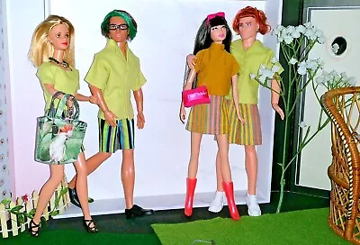 Buy Barbie Black Label & KEN BMR1959 Duo Spring & ACCESSORIES 2 DOLLS MATTEL • 48.64£