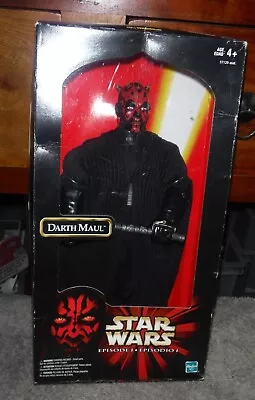 Buy Star Wars Episode 1  Darth Maul 12  Figure 1999 Hasbro 12 Inch Sealed • 21.24£