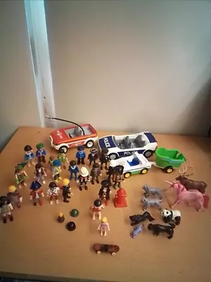 Buy Playmobil Job Lot Bundle Figures Animals Vehicles ❤️ CHARITY  • 12.99£