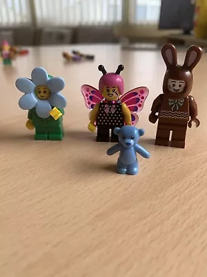 Buy Lego Minifigures (HOL199)(HOL200)(HOL201) Rabbit Butterfly Flower • 14.99£