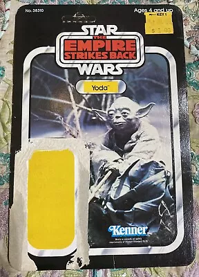 Buy Vintage Star Wars Esb Yoda Cardback - Kenner 1980 - Unpunched • 0.99£