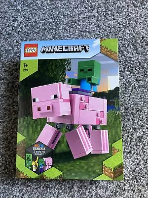 Buy LEGO Minecraft BigFig Pig With Baby Zombie 21157 Brand New And Sealed • 19.99£