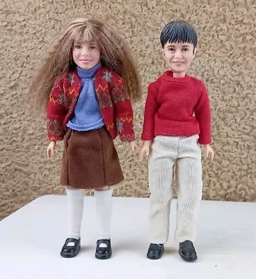 Buy Vintage Harry Potter Wizard Sweets HERMIONE & HARRY 8  Jointed Doll Figures 2001 • 42.99£