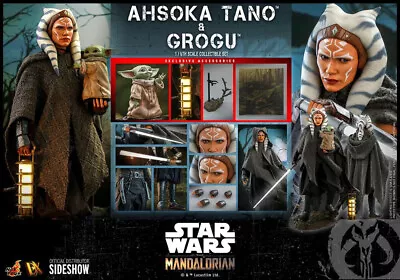 Buy Star Wars - The Mandalorian - Action Figure 2-Pack 1/6 Ahsoka Tano & Grogu 29cm • 252.07£