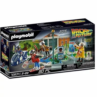 Buy Playmobil Back To The Future Hoverboard Chase Playset 70634 - Minor Damaged Box • 18.61£