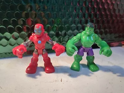 Buy Hasbro  Marvel Super Hero Power Up Incredible Hulk/Iron Man - Detachable Arms • 3.99£