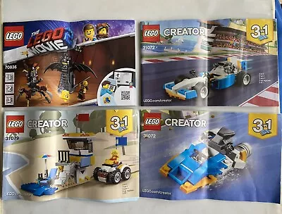 Buy 10 X Lego Instruction Books / Manuals - Job Lot Of Lego Creators • 6£