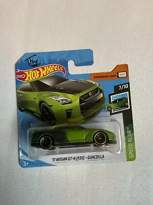 Buy Nissan GTR R35 GUACZILLA Card Hot Wheels Speed BLUR GREEN • 6.99£