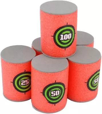 Buy COCOSO 12 Pcs EVA Soft Foam Darts Targets For Nerf N-strike Elite Series...  • 10.12£