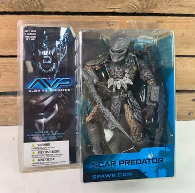 Buy Alien Vs Predator 2004 Scar Predator Figure, McFarlane Toys, Original Packaging • 24.99£