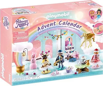 Buy PlayMOBIL 71348 Advent Calendar: Christmas Under The Rainbow, Party With Prince • 23.29£