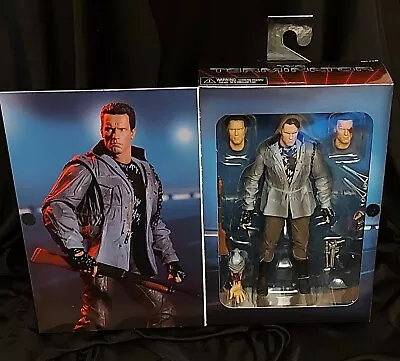 Buy Neca The Terminator Ultimate Tech Noir T-800 - 7  Scale Action Figure - OFFICIAL • 44.95£