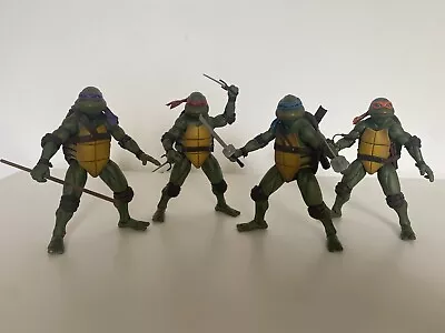 Buy Ninja Turtles 1990 Movie 7  ORIGINAL NECA Action Figures X4 TMNT • 60£