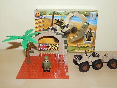 Buy Character Building H.m. Armed Forces Army Infantryman Figure And Quad Bike Set • 6£