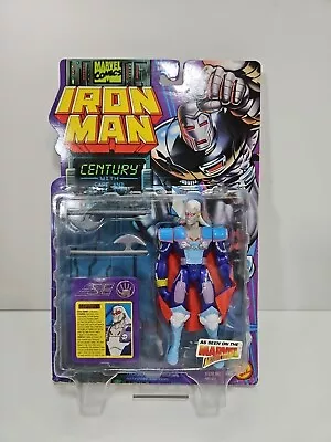 Buy Iron Man Century With Cape And Battle Staff Action Figure ToyBiz 1995 Sealed  • 29.99£