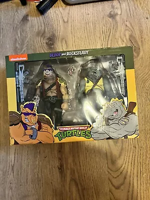 Buy Rocksteady And Bebop (TMNT Series 2) Set Of 2 Neca Action Figure • 70£