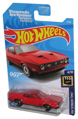 Buy Hot Wheels HW Screen Time 4/10 (2017) Red '71 Mustang Mach 1 Car 2/250 - (007 Di • 14.57£