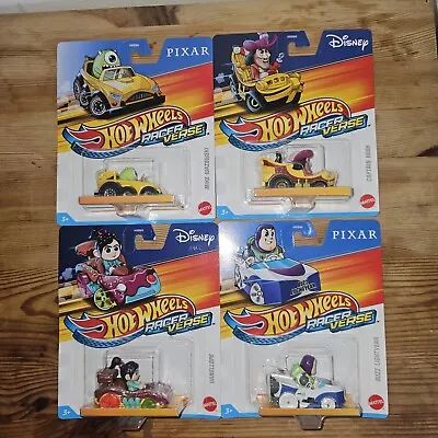 Buy Hot Wheels Racer Verse Set Of 4 Disney & Pixar • 29.99£