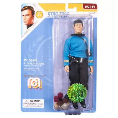 Buy Mego Star Trek - Mr. Spock - Blue Shirt And Tribbles 8 Inch Action Figure • 17.99£