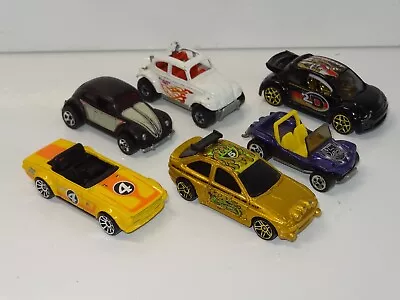 Buy Hot Wheels Escort Rs2000 Triumph Tr6 Vw Volkswagen Beetle Beach Buggy Lot Of 6 • 15£