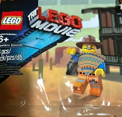 Buy Lego THE LEGO MOVIE Limted Edition EMMET WESTERN POLYBAG 5002204 • 13£