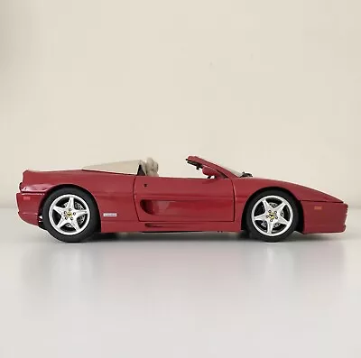 Buy Hot Wheels Elite Ferrari F355 Spider - 1/18 Scale Red • 69.75£