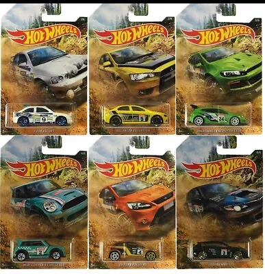 Buy Hot Wheels Off Road Series Mini ,Escort, Focus, Subaru, Scirocco, Evo Set Of 6 . • 40£