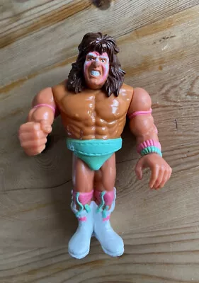 Buy Wwe The Ultimate Warrior Hasbro Wrestling Action Figure Wwf Series 1 1991 Vgc • 12.99£