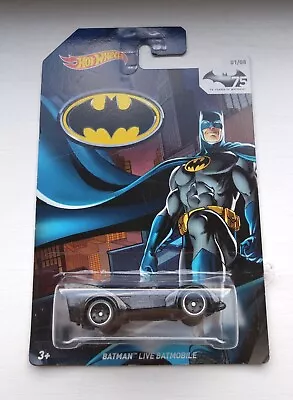 Buy 1/64 Hot Wheels Batman Live Batmobile DC Black • 2.79£