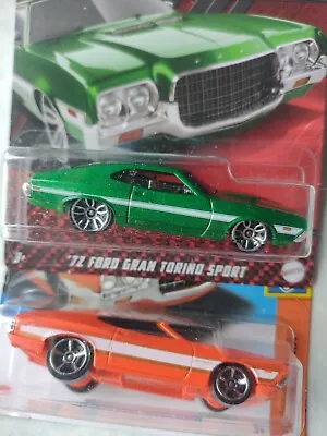 Buy Hot Wheels '72 Ford Gran Torino Sport X2 Fast & Furious & Muscle Mania • 8.99£