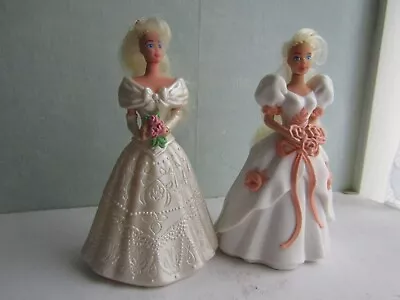 Buy Lot Of Two Vtg. 1994 Mcdonalds Happy Meal Mini Barbie Dolls With Rooted Hair • 4.50£