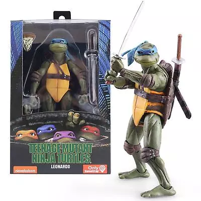 Buy Neca  Leonardo 7  Action Figure Statue Model Toys 1990 Movie Box Set • 23.99£